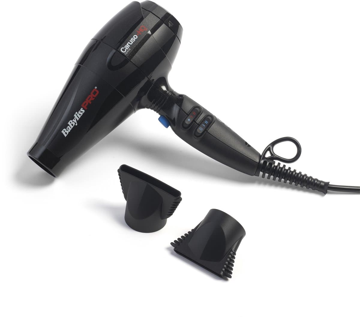 BaBylissPRO Caruso-HQ Föhn BAB6970IE - 2400W AC motor - Ionische functie - 172 km/h - 2 blaasmonden - Professionele haardroger thumbnail 5