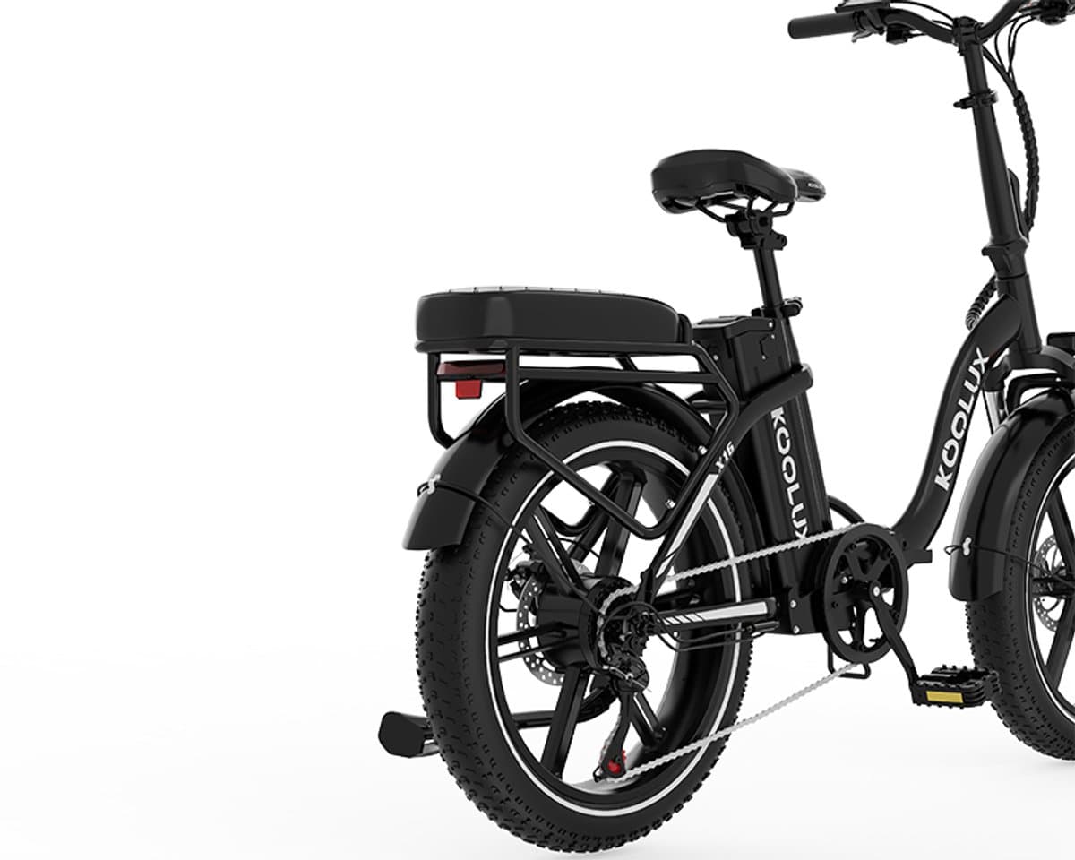 KOOLUX | X16 Elektrische Vouwfiets | E-Bike | 20 x 3.0 Inch Dikke Banden | 48V 15.6Ah Lithium Accu | 250 W Motor | Maximaal 25/u | Maximaal bereik 75km | 7-speed versnelling | LCD Scherm | Aluminium Frame | Zwart thumbnail 7