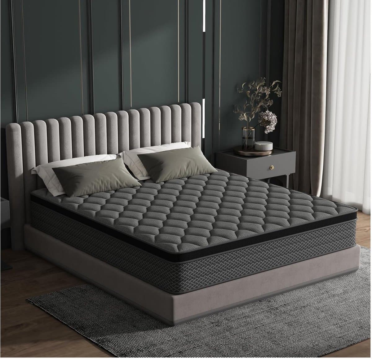 LeeuwenChoice® Boxspring Matras Super KING Size - 180x200 cm - Hoogte 20cm - Ergonomisch & Öko-Tex Gecertificeerd - afbeelding 1