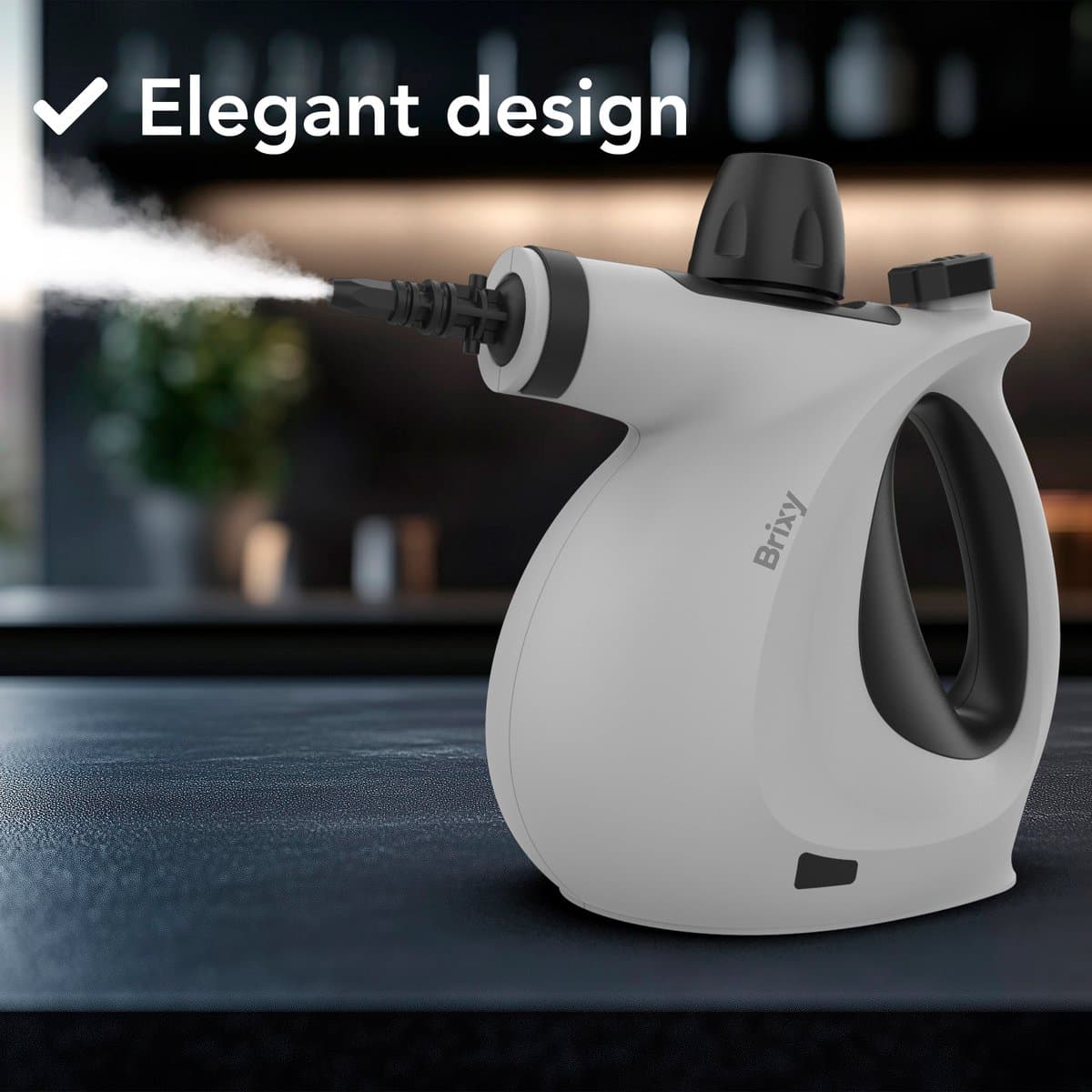 Stoomreiniger - Handstoomreiniger - Vlekkenreiniger - Vloer, Badkamer, Keuken - Tapijtreiniger - 1200W - Infinity Goods thumbnail 3