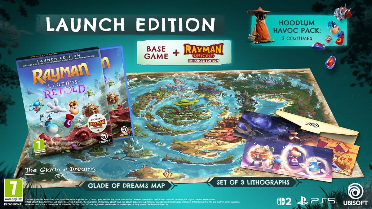 Rayman Legends: Retold - Launch Edition - PS5 thumbnail 4