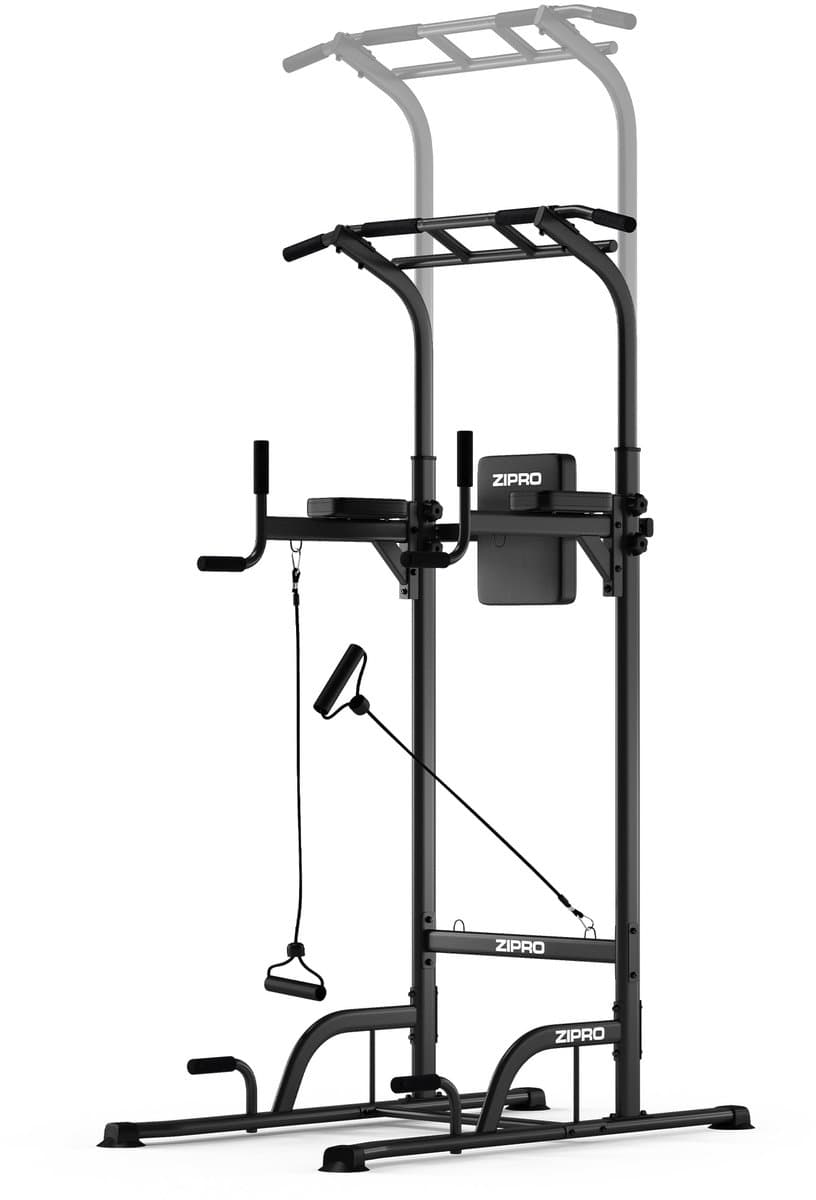 ZIPRO Uplift - Trainingsrek - Max. 200 kg - Dipstangen en weerstandsbanden - Pull-ups - Thuisgym profiel 60 mm thumbnail 3
