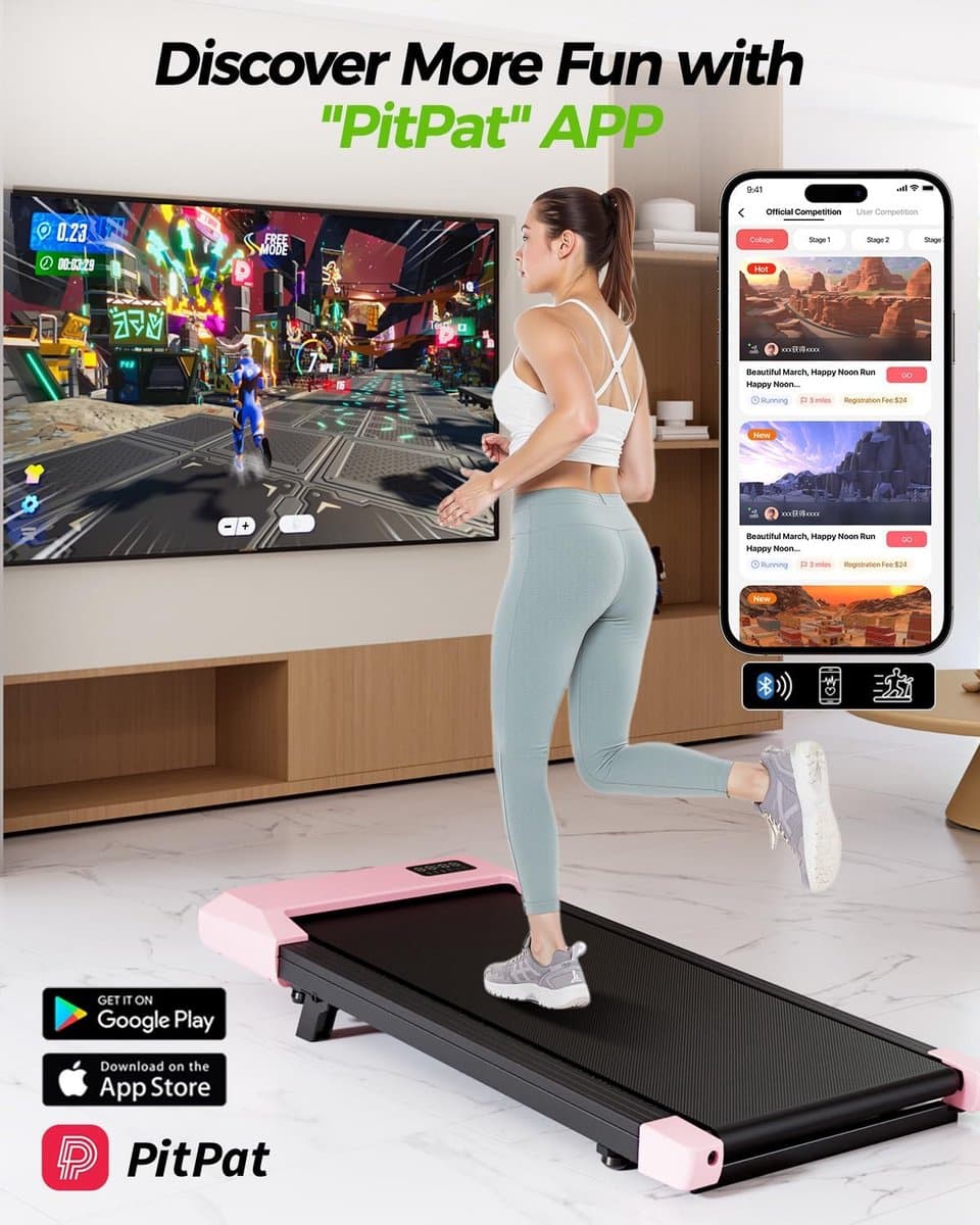 Loopband voor Thuisgebruik - Inklapbaar Hometrainer Fitness Apparatuur thumbnail 2