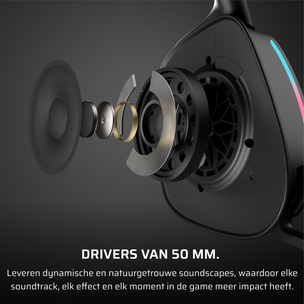 Corsair Void RGB V2 Wireless - Draadloze Gaming Headset - Spatial Audio - Zwart - PC/PS5/PS4/Switch thumbnail 7