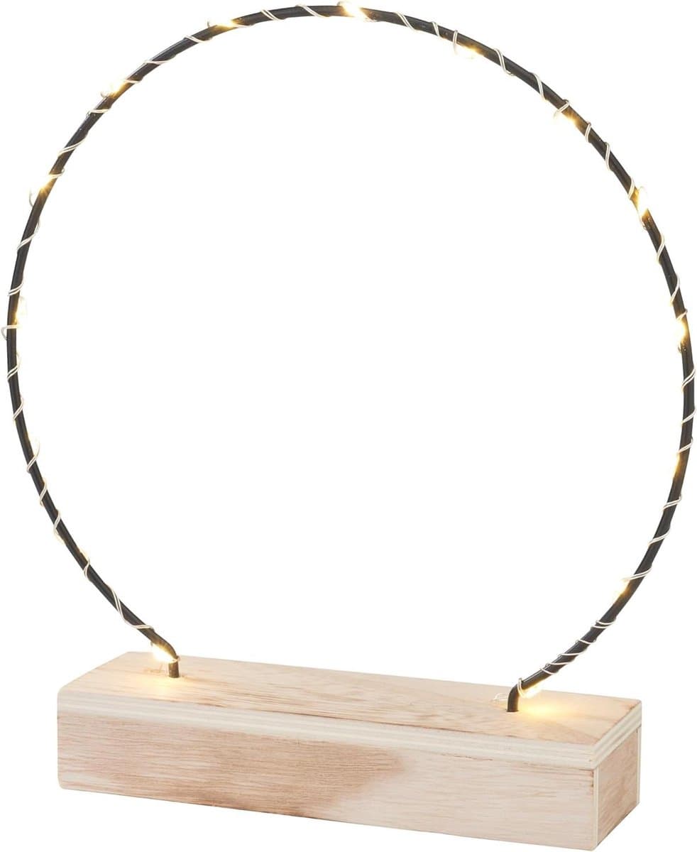 Decoratieve Lichtring - Lichtboog Decoratie - Creatieve Verlichting - Inclusief Lichtketting - 20 cm Diameter - Boog