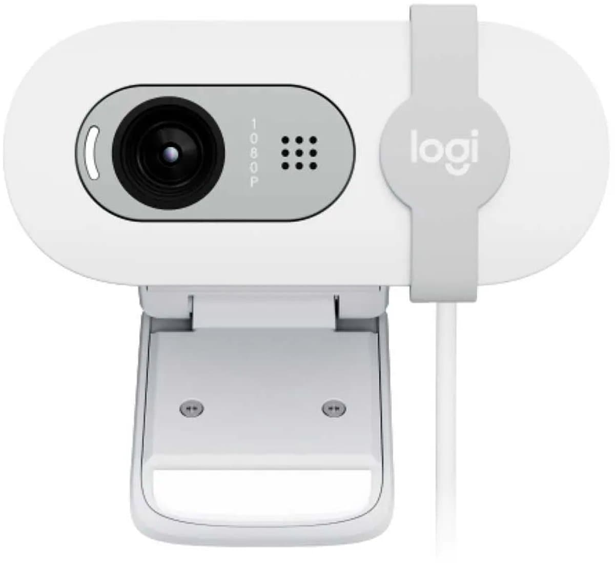 Logitech Brio 100 Full HD webcam: 1080p, privacyklep, off white