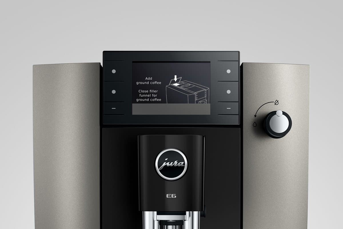 JURA - E6 Dark Inox (ED) - Volautomatische espressomachine thumbnail 6