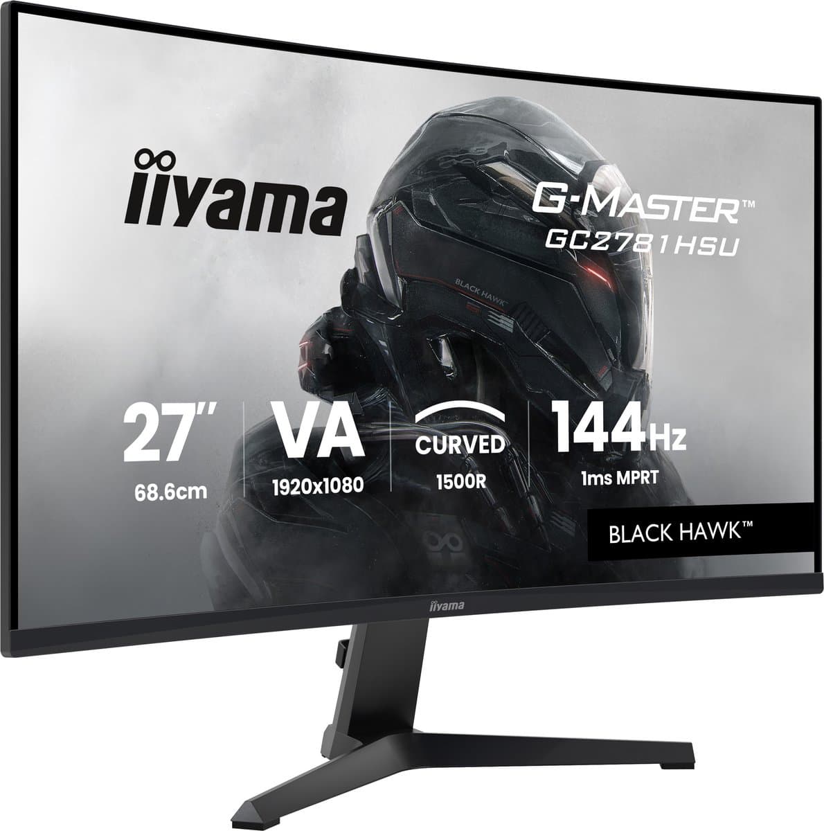 iiyama G-Master GC2781HSU-B1: 27" curved 144Hz gaming thumbnail 5