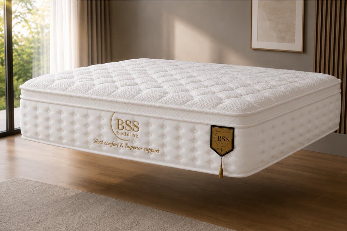 BSS Bedding Fluffy Sydney - Boxspring - Boxspring met Opbergruimte - 160x200 - Beige thumbnail 6