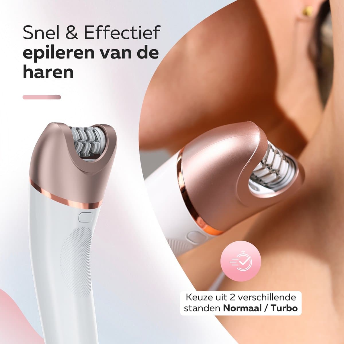 Beeperfect 6-in-1 Epilator – 7 opzetstukken, IPX7 waterdicht thumbnail 2