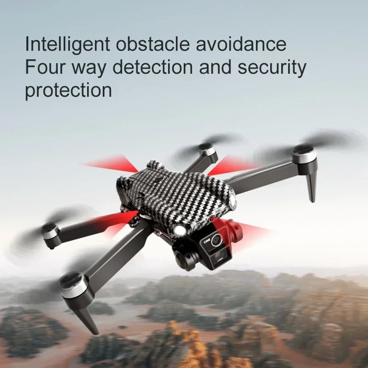 D3 Professional Mini Drone, Obstakelvermijding, Optische Stroompositie, RC Quadcopter, Geen GPS, 3 Camera's,8K thumbnail 5