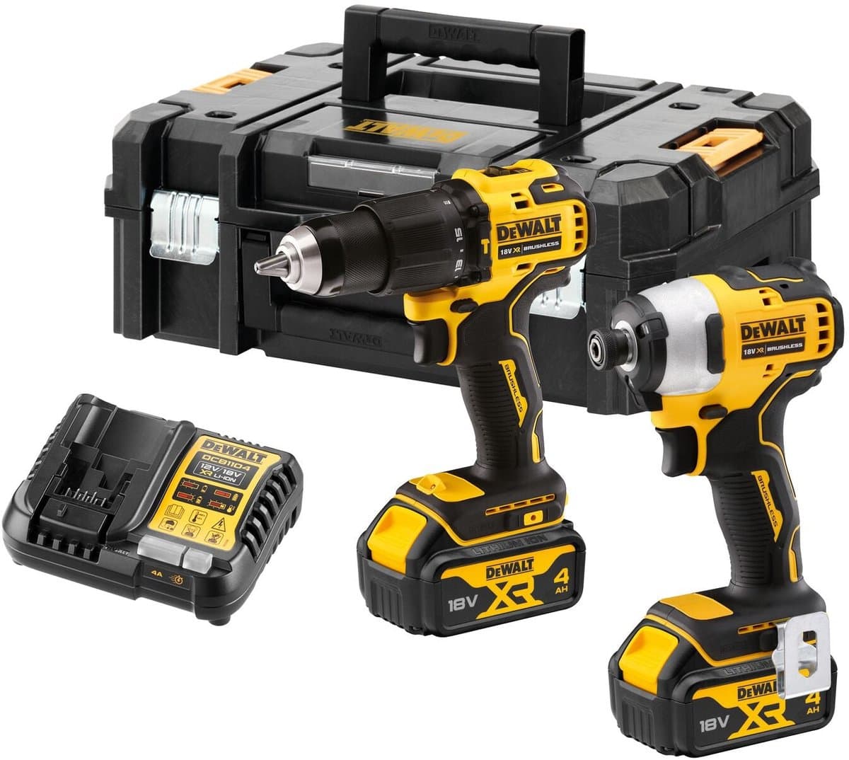 DeWalt DCK2062M2T 18V XR Accu Combiset Boormachine + Schroever thumbnail 8