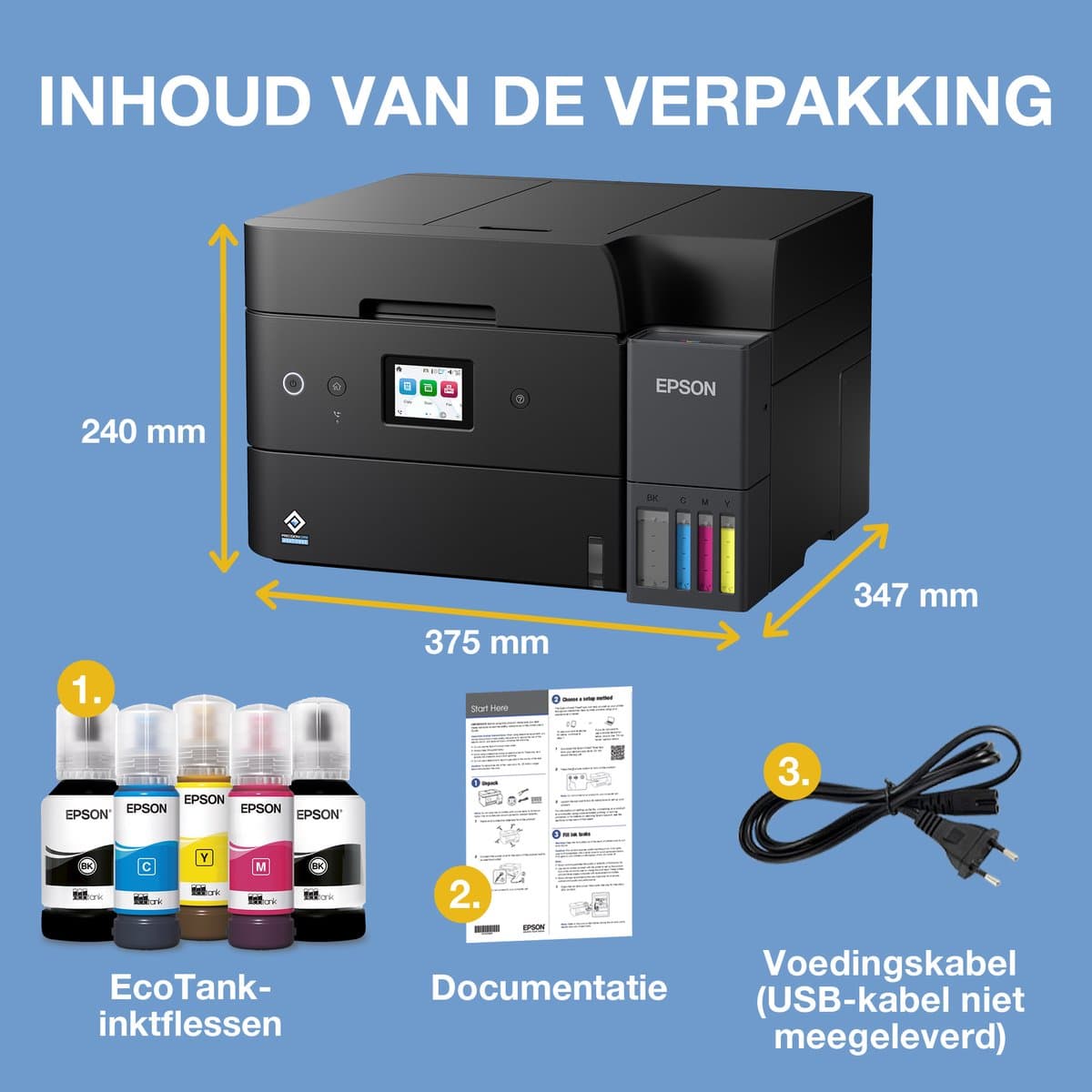 Epson EcoTank ET-4950 - All-in-One Inkttank Printer - Zwart thumbnail 8