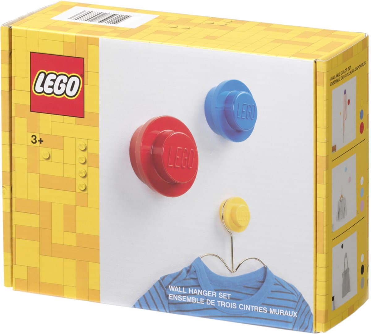 Room Copenhagen LEGO Wall Hanger: set van 3 wandhaken thumbnail 7