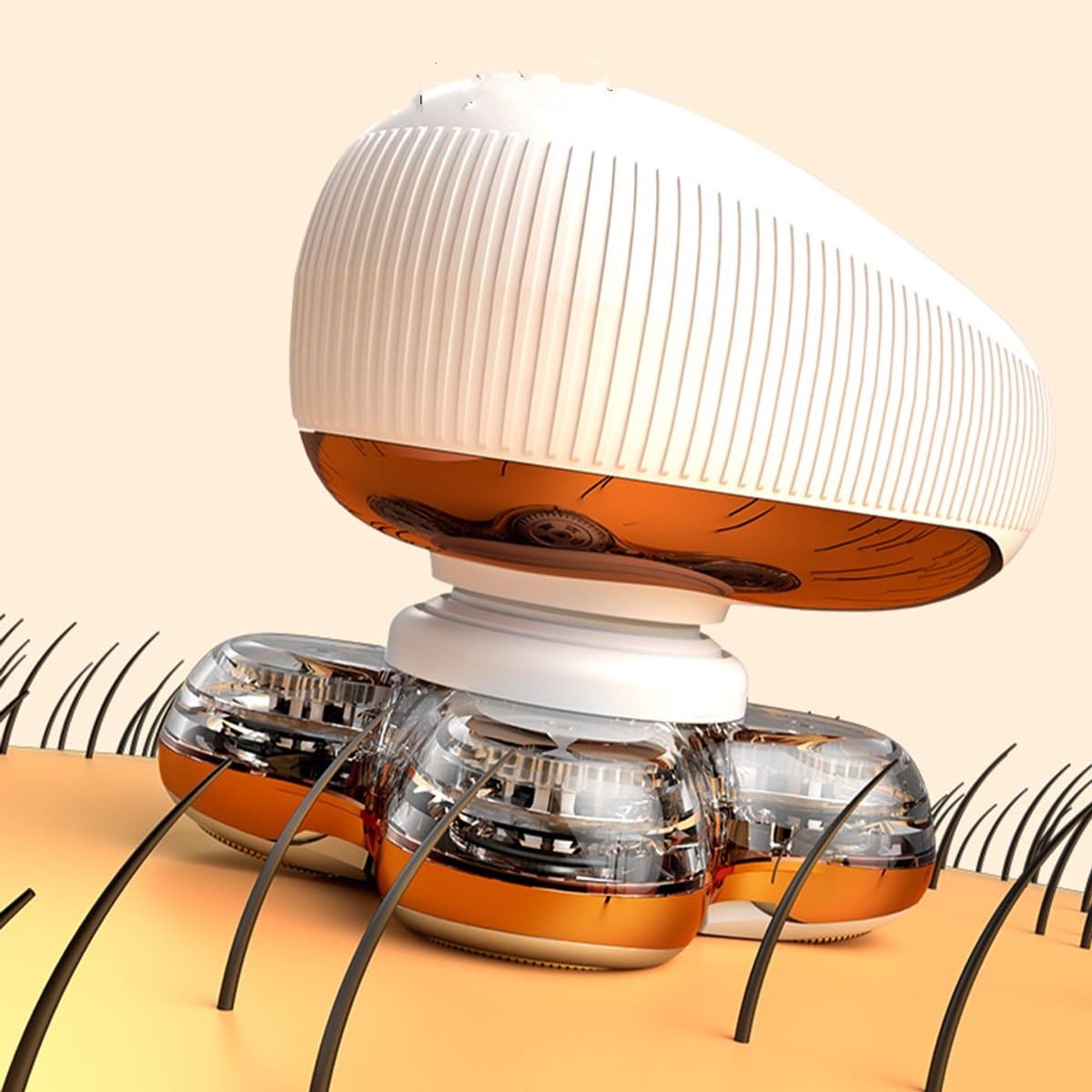HATTEKER Elektrisch Scheerapparaat voor Vrouwen – Dames Haarverwijderaar voor Benen, Gezicht, Lippen, Lichaam, Armen en Bikinilijn – Waterdichte Lady Trimmer thumbnail 2