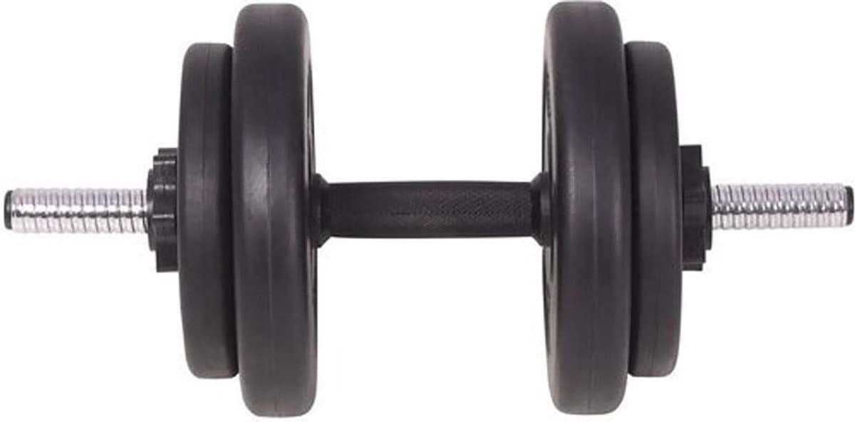 65kg Halterset 6 halters + Curl Stang - Afstelbare Gewichtenset – Fitness set – 6 x Dumbbell – Halterstangset - 65kg halterschijven thumbnail 2