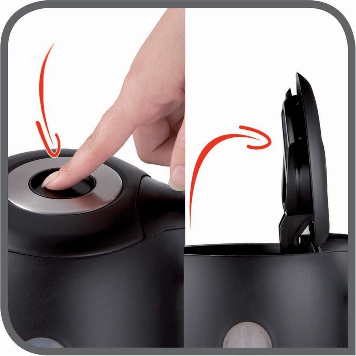 Tefal KO3308 - Waterkoker - 1,7L - Met Automatische Uitschakeling - 2400W - Zwart thumbnail 6