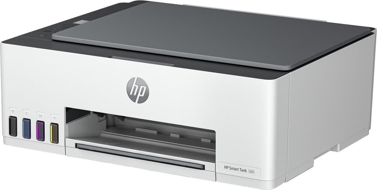 HP Smart Tank 580 All-in-One Printer, Home and home office, Print, copy, scan, Wireless; High-volume printer tank; Print from phone or tablet; Scan to PDF thumbnail 6