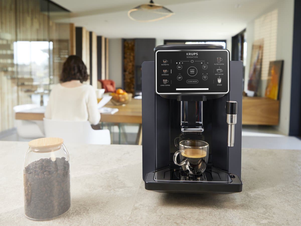 Krups Sensation C50 EA910B - Volautomatische Espressomachine - Nachtzwart - Favorieten Opslaan - Koffiemachine met bonen thumbnail 7
