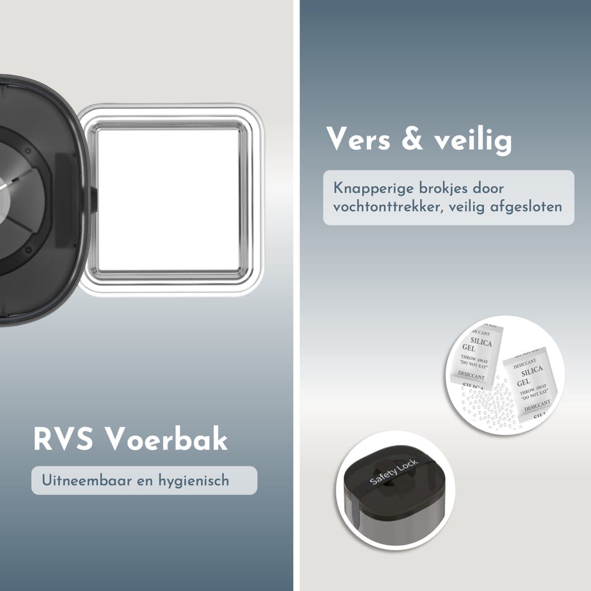 CatElite® - Automatische Voerbak Kat | Core - Dual WiFi 5Ghz & 2.4Ghz - Voerautomaat met Smart App - 6L Voerdispenser RVS - Wit thumbnail 6