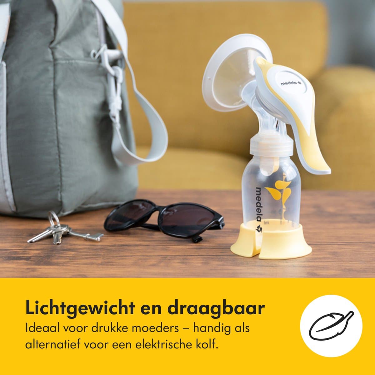 Medela Harmony Essentials Pack - Enkele Handkolf Set - Inclusief Medela Bewaarzakjes & Medela Ultra-Ademende Zoogkompressen thumbnail 5