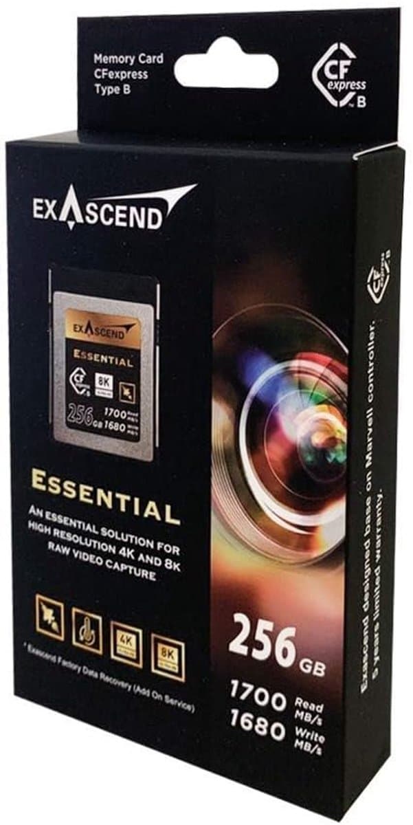Geheugenkaart CFexpress - Snelle Opslagkaart - Professionele Video - Aanhoudende Schrijfsnelheid - 256 GB thumbnail 3
