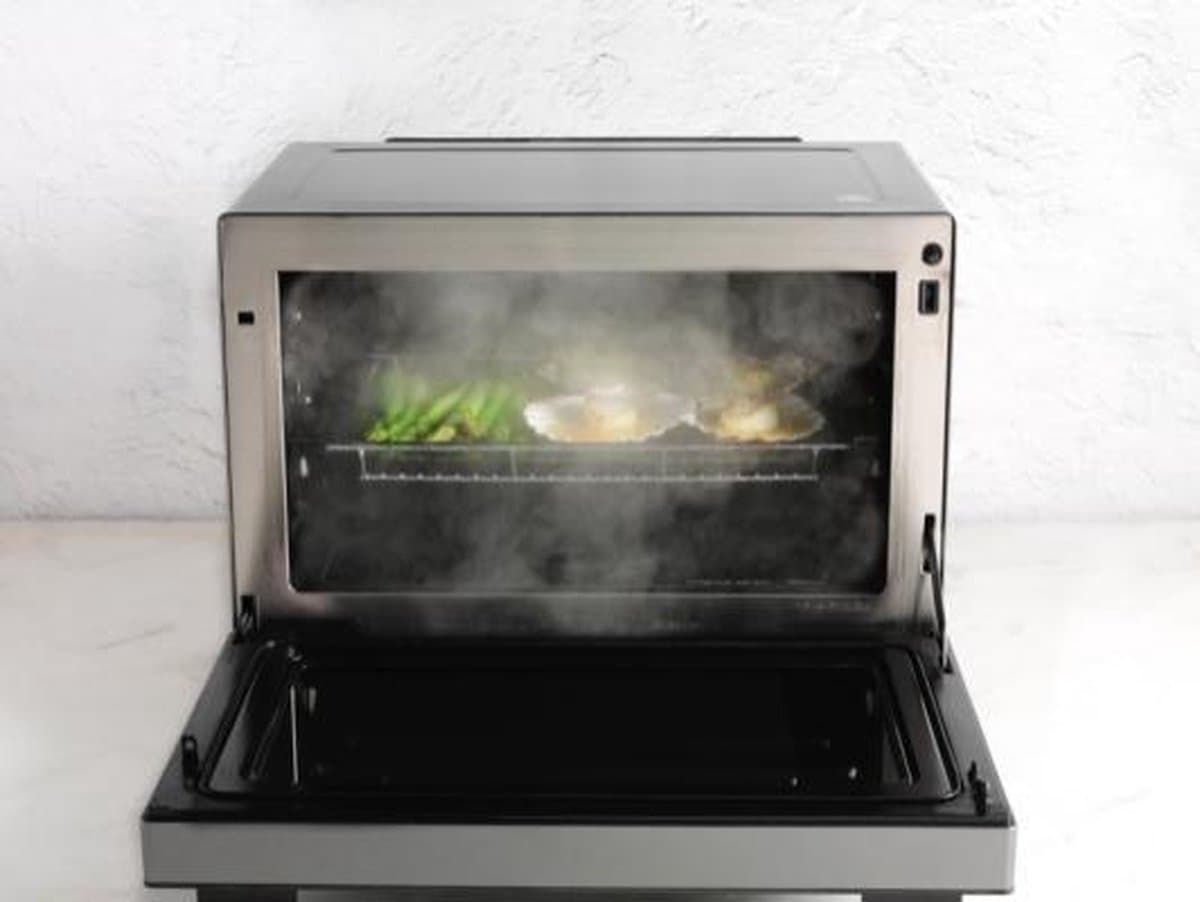 Panasonic NN-CS88LBEPG - Combi-Magnetron met Grill - Stoomoven - 31L - max 230°C - 1300W - 36 automatische programma's - Inclusief bakplaat - Zwart thumbnail 8