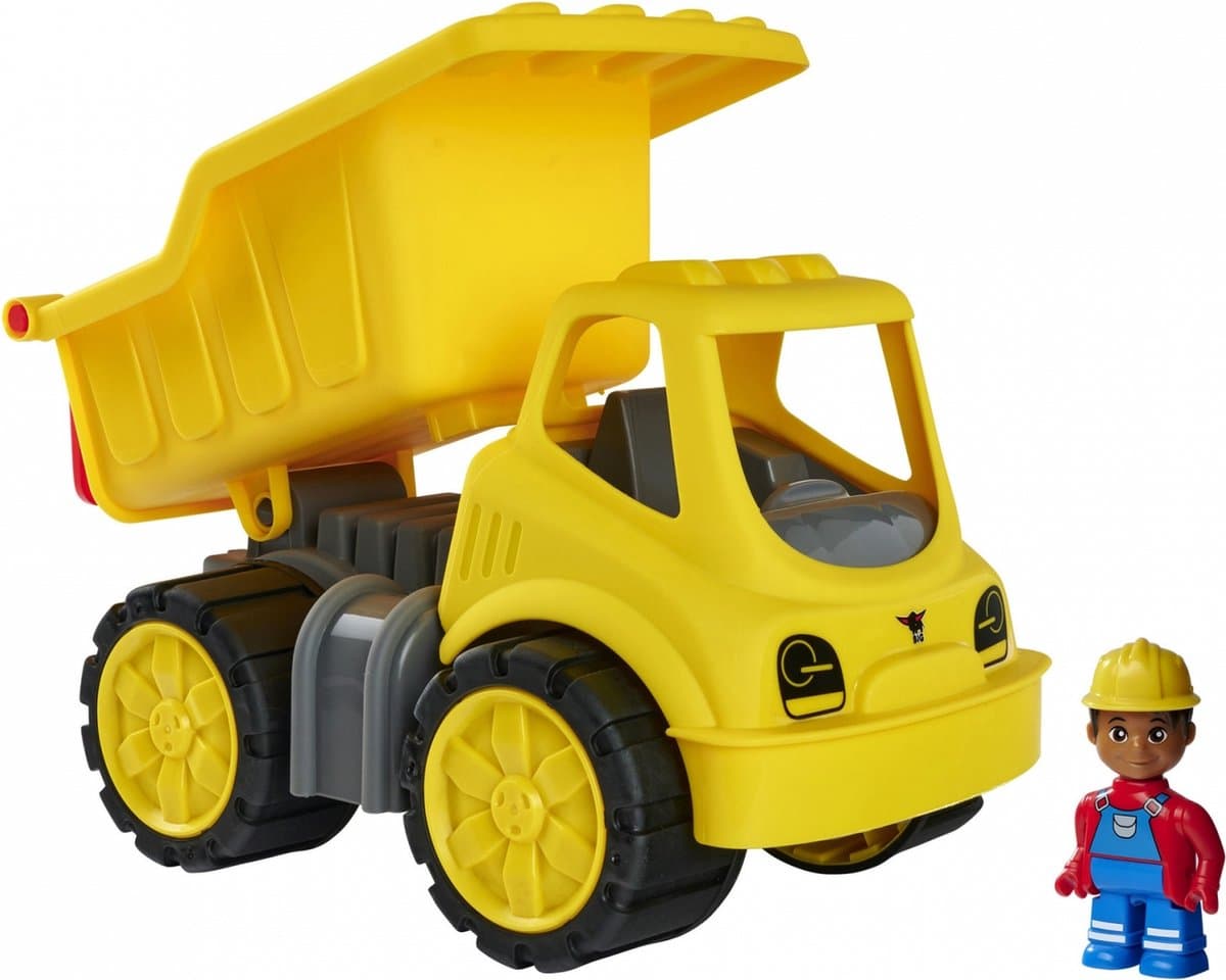 BIG Power-Worker Kiepwagen + Figuur: robuust speelgoedvoertuig thumbnail 3