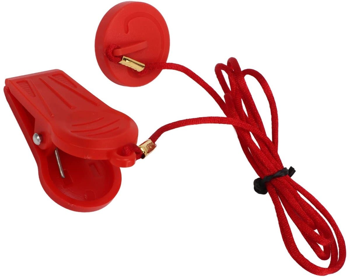 Dailygoods - Veiligheidssleutel Loopband - Veiligheidsschakelaar - Sterke clip - Rood - Loopband accessoires - Ideaal voor thuisgebruik - Geschikt voo... thumbnail 3