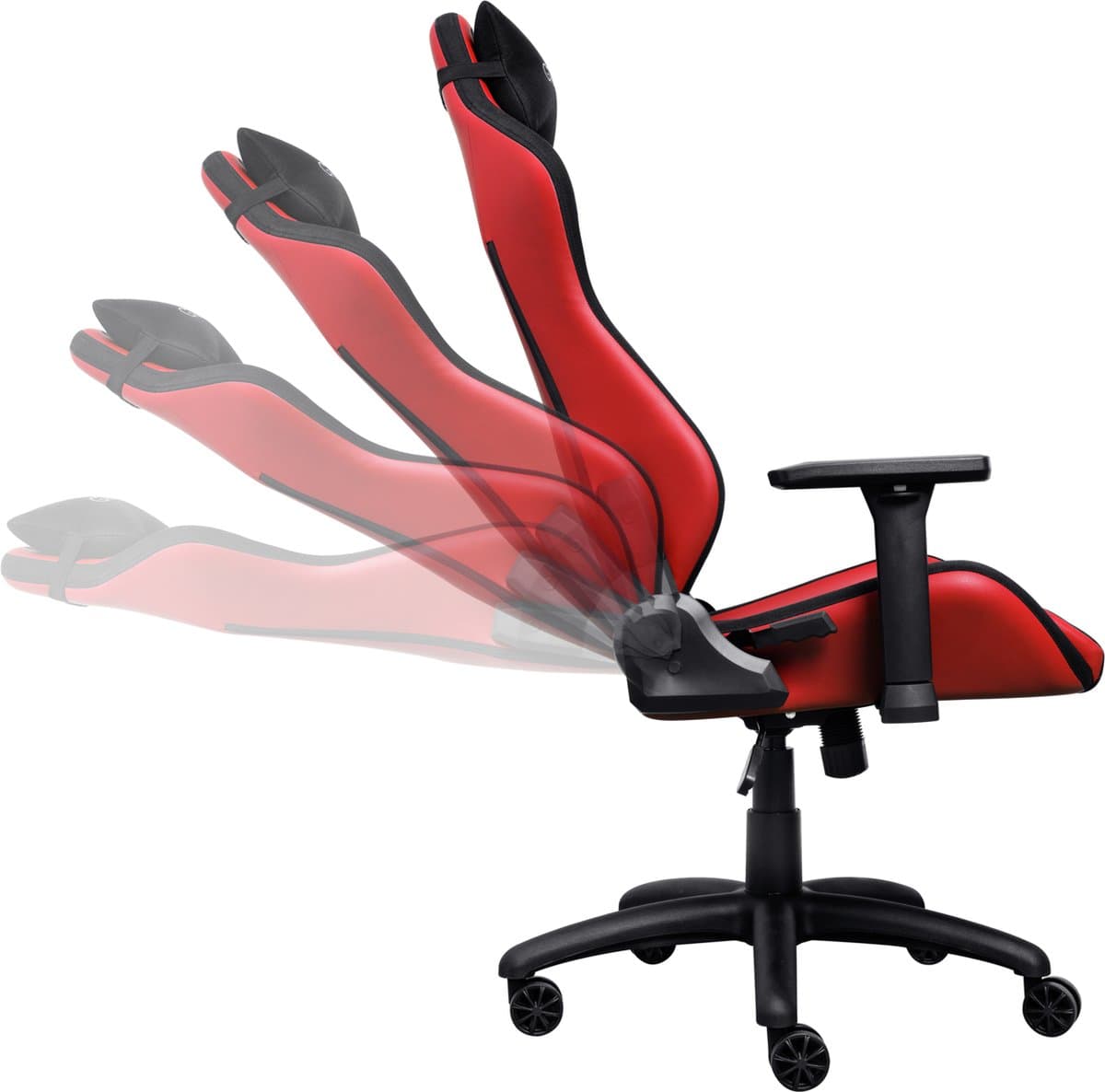 Trust GXT 714R Ruya - Gaming Stoel - Gamingstoel - Bureaustoel - Verstelbaar - Gamestoel - Gaming Chair - Rood thumbnail 6