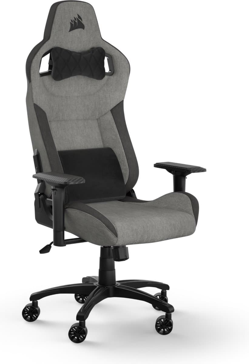 CORSAIR T3 RUSH Gaming Stoel - Grey/Charcoal thumbnail 2