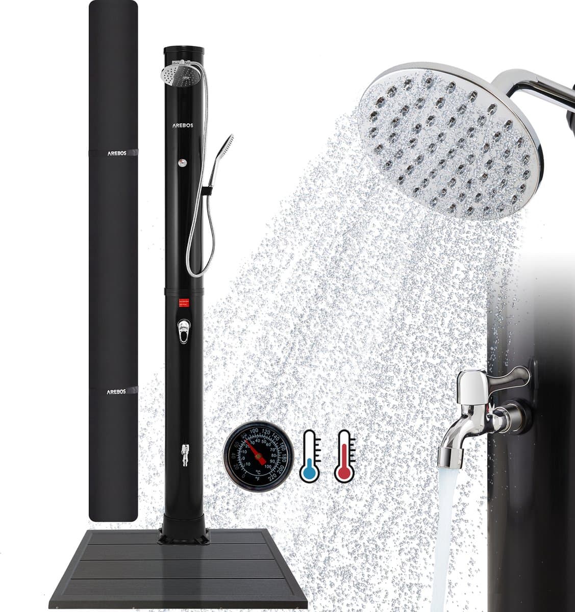 AREBOS 40 L Zonnedouche zwembaddouche camping tuindouche buitendouche regendouche
