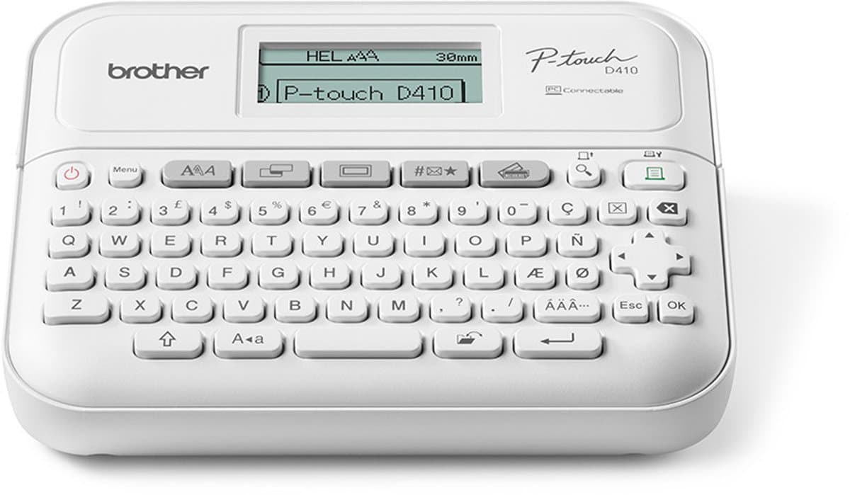 Thermal Printer Brother PT-D410 White thumbnail 3