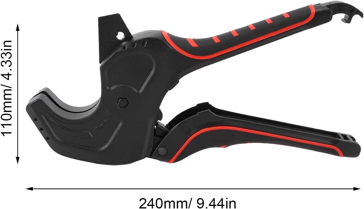 Ratelpijpsnijder - Buizensnijder - Loodgieterswerk - Ratelsysteem - Tot 42 Mm - Aluminium thumbnail 5