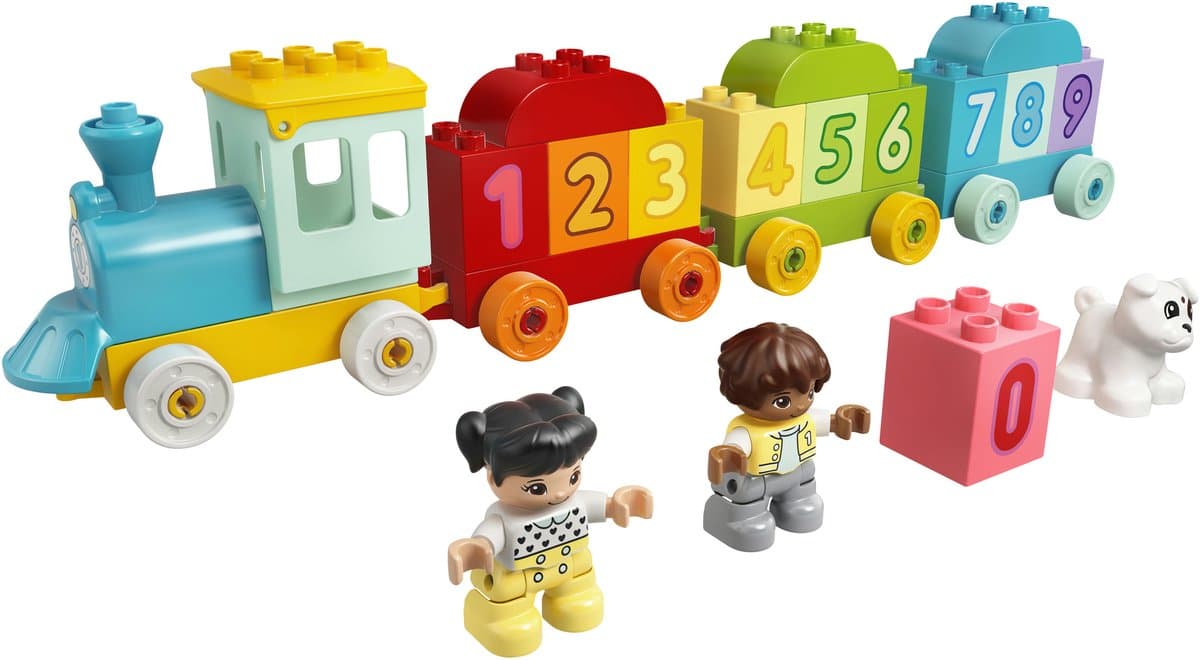 LEGO DUPLO Getallentrein: leren tellen met 10 cijferstenen thumbnail 6