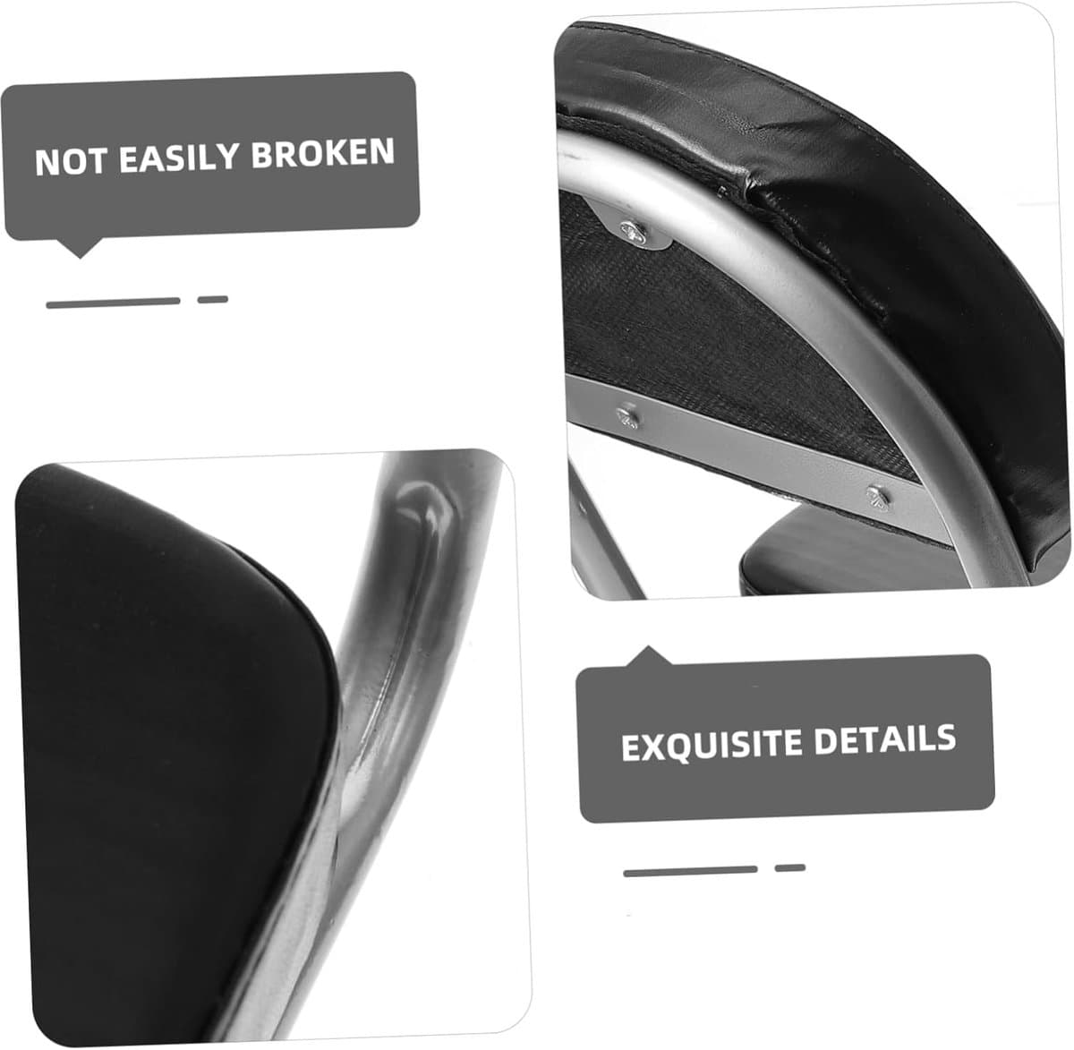 Daity Fietszitkussen voor achterop – Achterzitje – Rugleuningkussen – Universele pasvorm – Zwart – 30 x 19 x 6 cm thumbnail 5