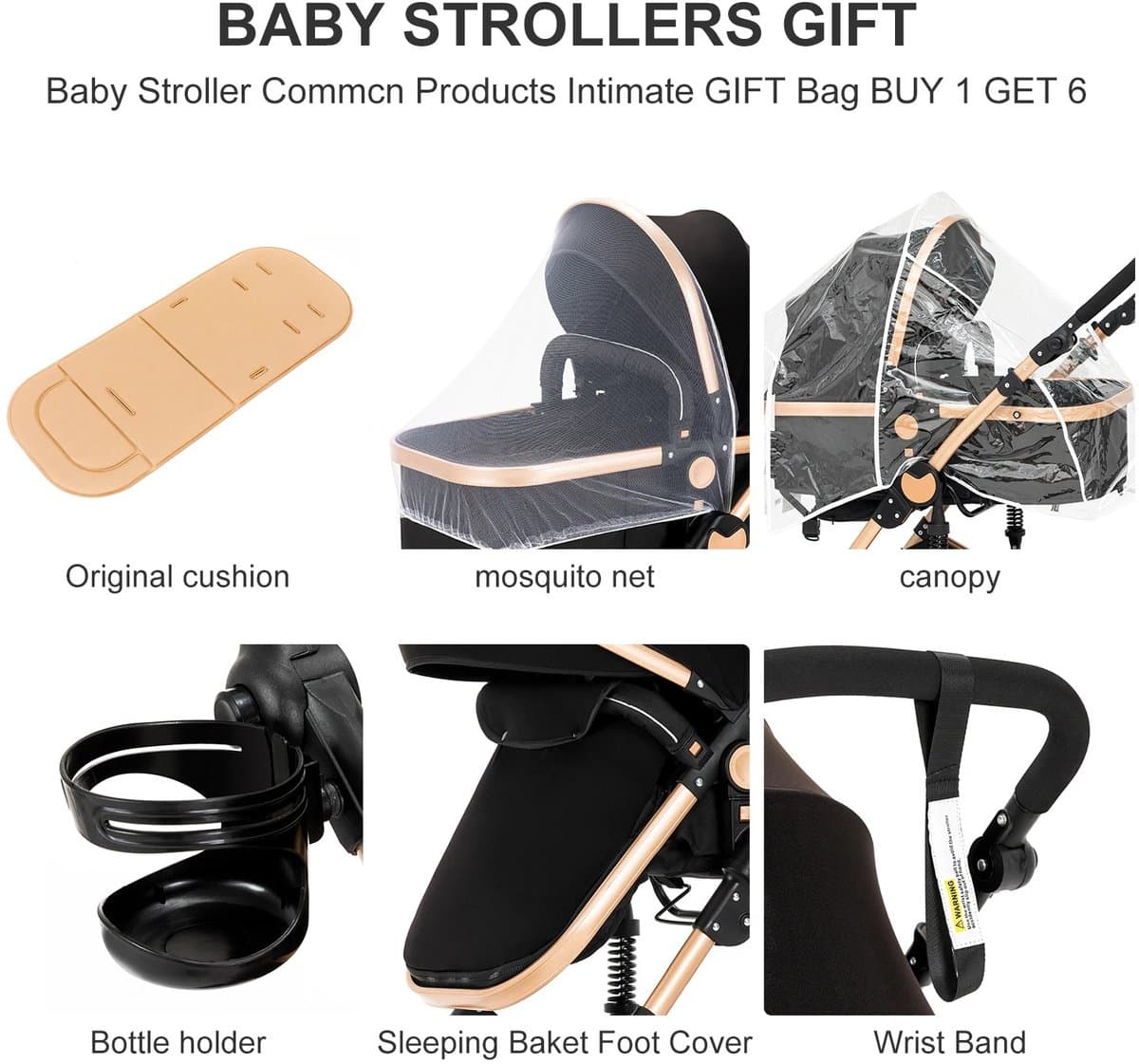 LUMÉ STORE Kinderwagen 3-in-1 - Maxi Cosi - Babywagen - Buggy Opvouwbaar - Hoog Model - Inclusief Wieg & Peuterzitje - Grijs thumbnail 3