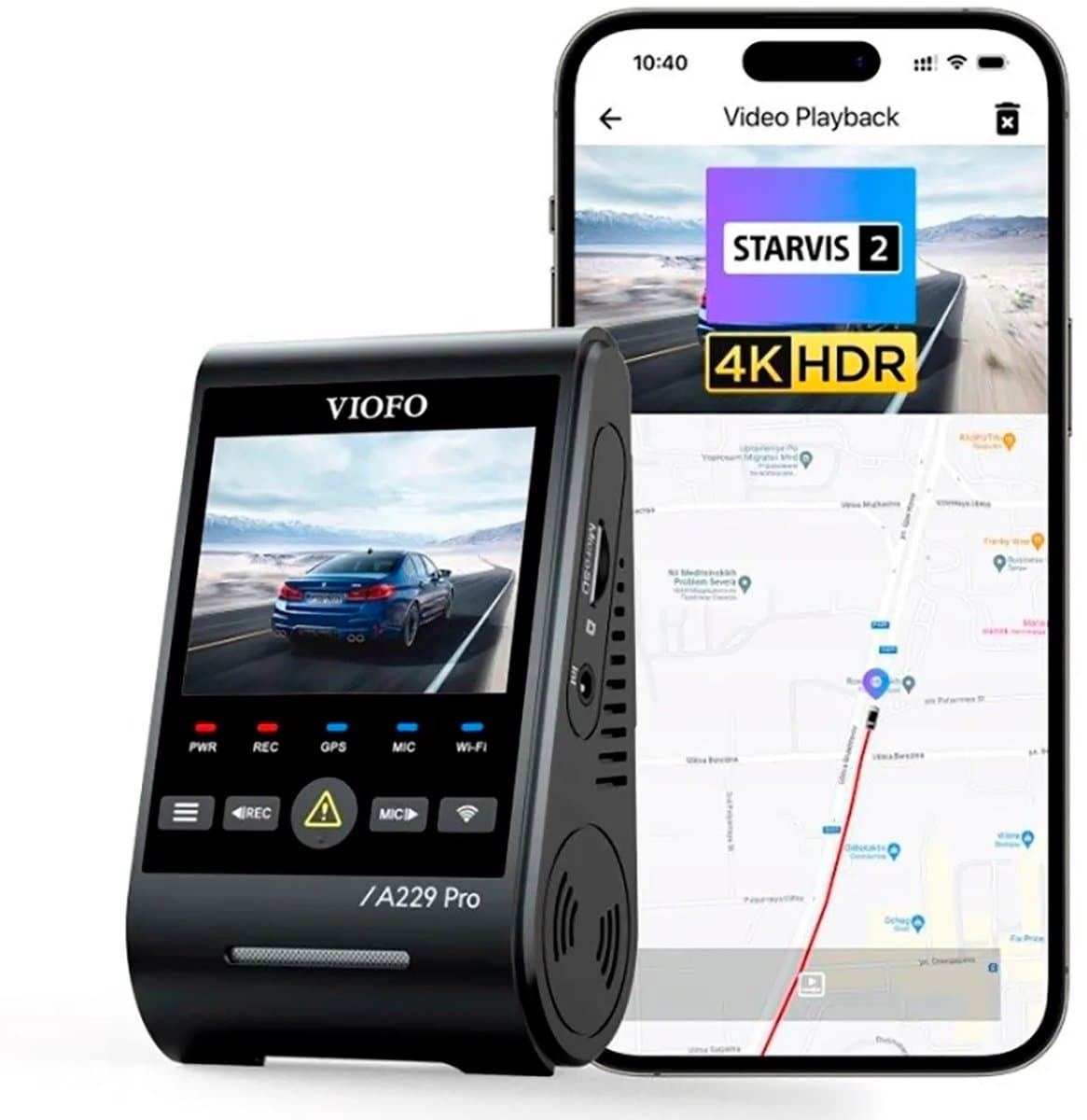 VIOFO A229 PRO - 4K Dashcam met GPS en WiFi thumbnail 8