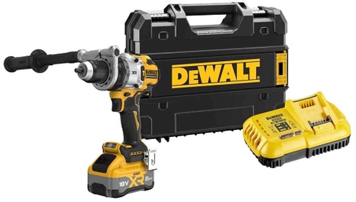 DeWalt DCD1007WW1T - Accuboormachine - 18V - 169 Nm - 8,0Ah thumbnail 2