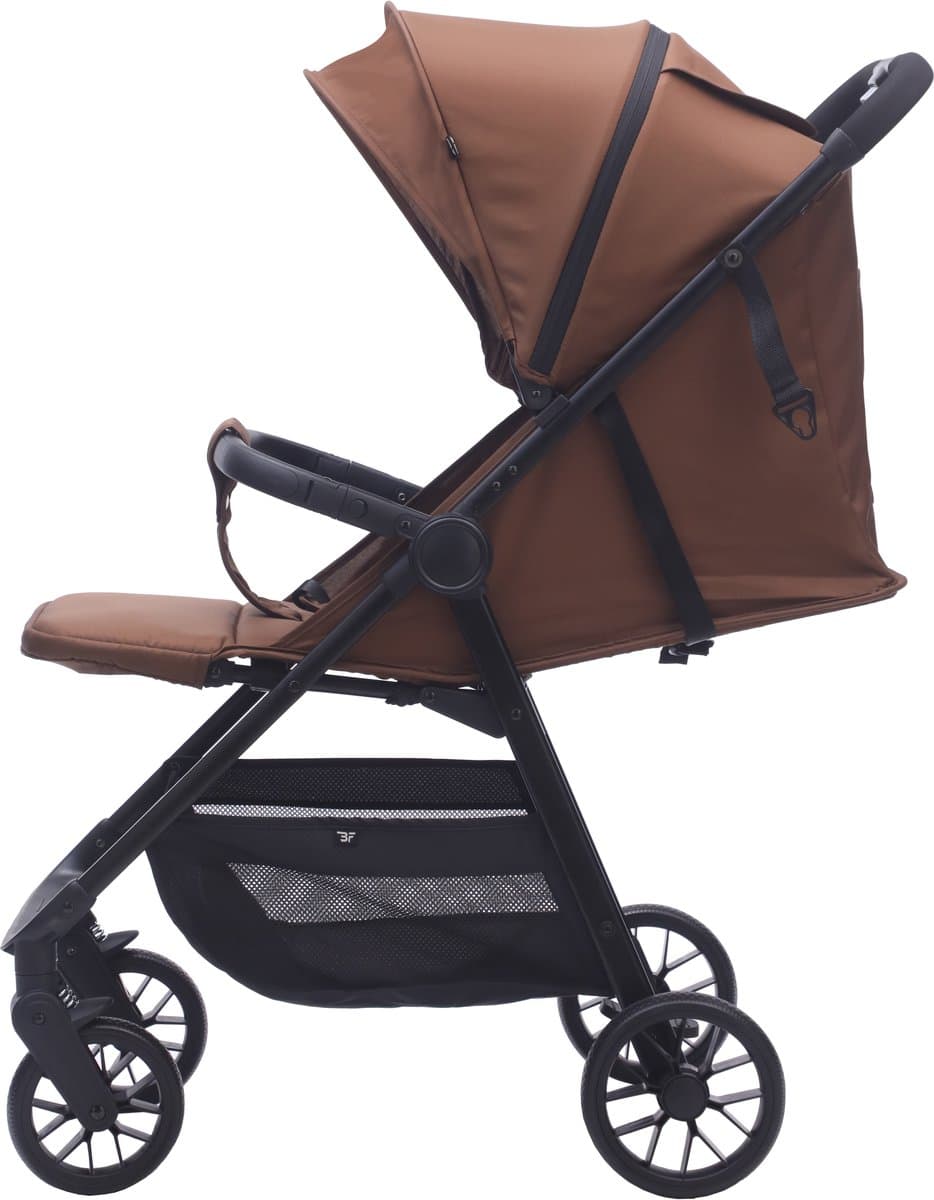 Bebies First Buggy MIO - Lichtgewicht Opvouwbare buggy- Verstelbare Rugleuning - Zwenkwielen, Zonnekap & Boodschappenmand - Geschikt vanaf Geboorte tot 22 kg - Espresso thumbnail 8