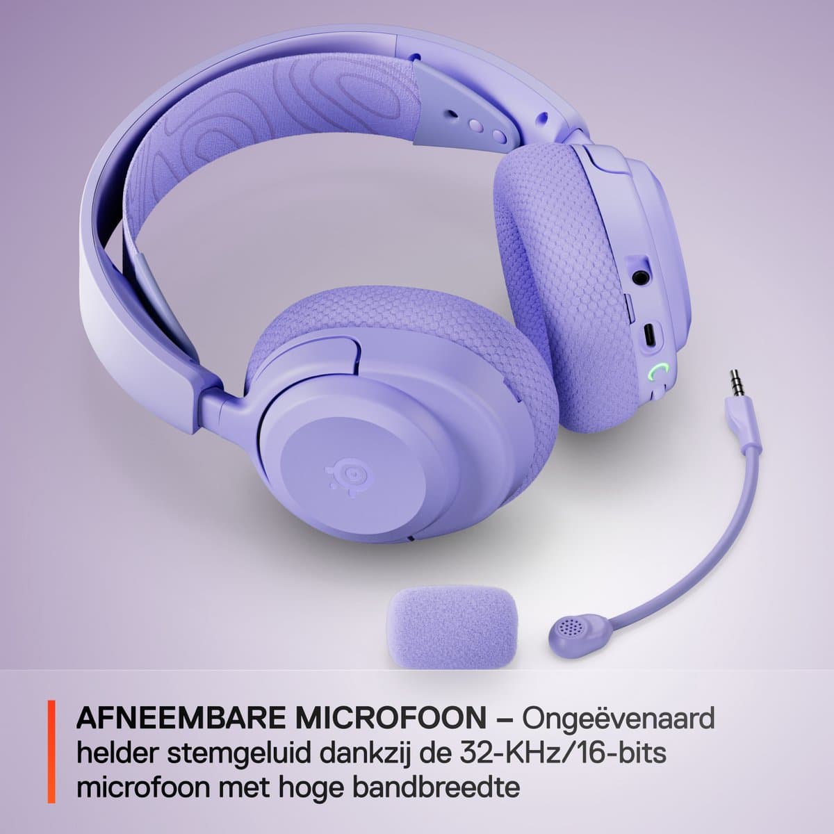 SteelSeries Arctis Nova 3X Wireless Lavender - 40 uur thumbnail 8