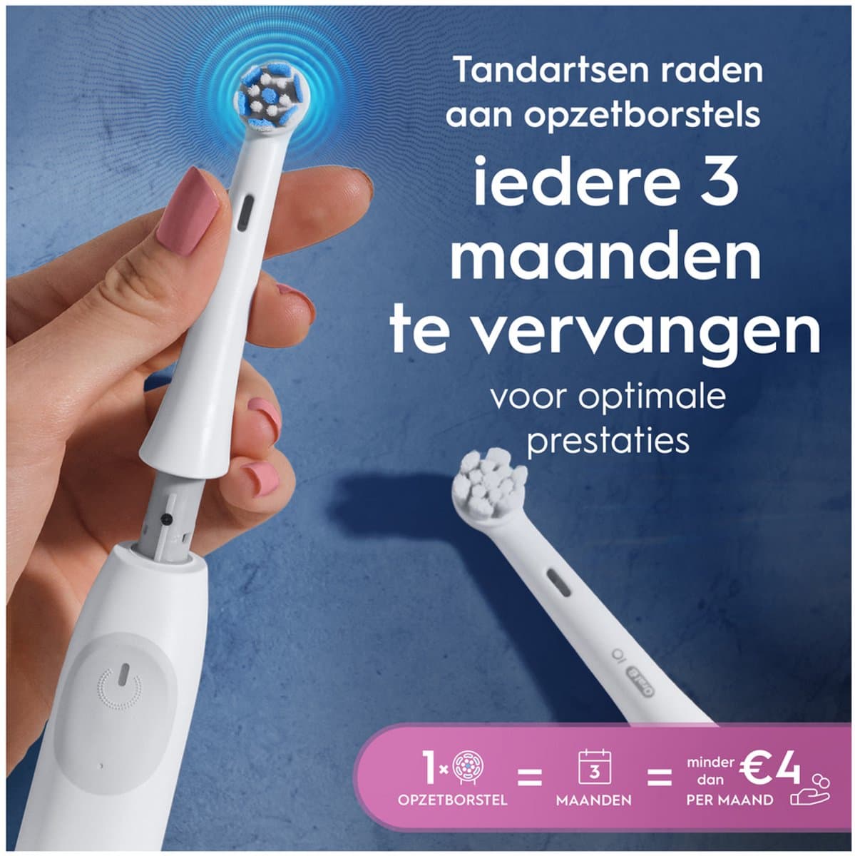 Oral-B iO Gentle Care Originele opzetborstels - Voor Gevoelig Tandvlees - 2 stuks thumbnail 6