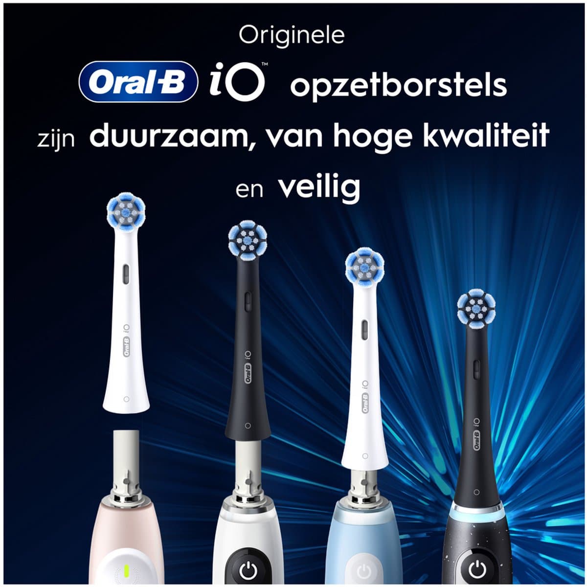 Oral-B iO Gentle Care Originele opzetborstels - Voor Gevoelig Tandvlees - 2 stuks thumbnail 8