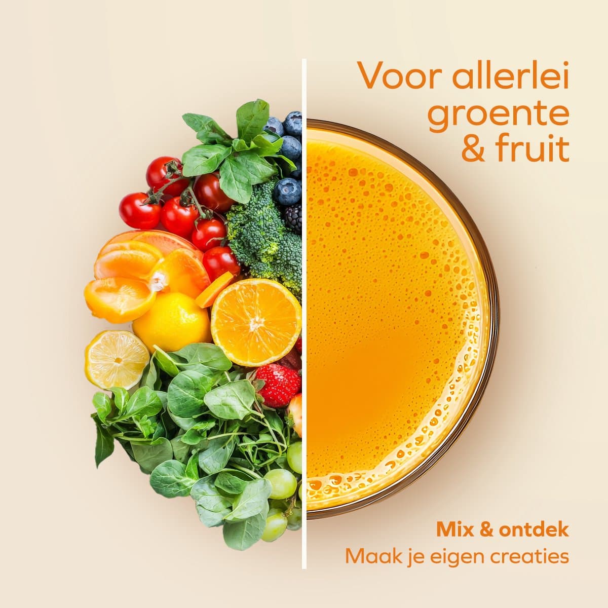 KitchenBrothers Slowjuicer - Sapcentrifuge - Juicer - Groenten en Fruitpers - 43 mm en 60 mm invoer - 400 ml - Rood thumbnail 5