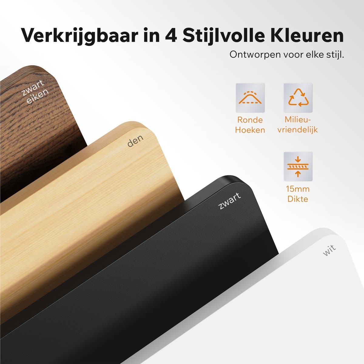 SENSE7 NOJO LIGHT - Zit Sta Bureau - 140 cm x 70 cm - Elektrisch bureau - Verstelbare bureau - Elektrische Hoogteverstelling, Hoogte 72-118 cm, Intelligent Bedieningspaneel, Donkerbruin thumbnail 5