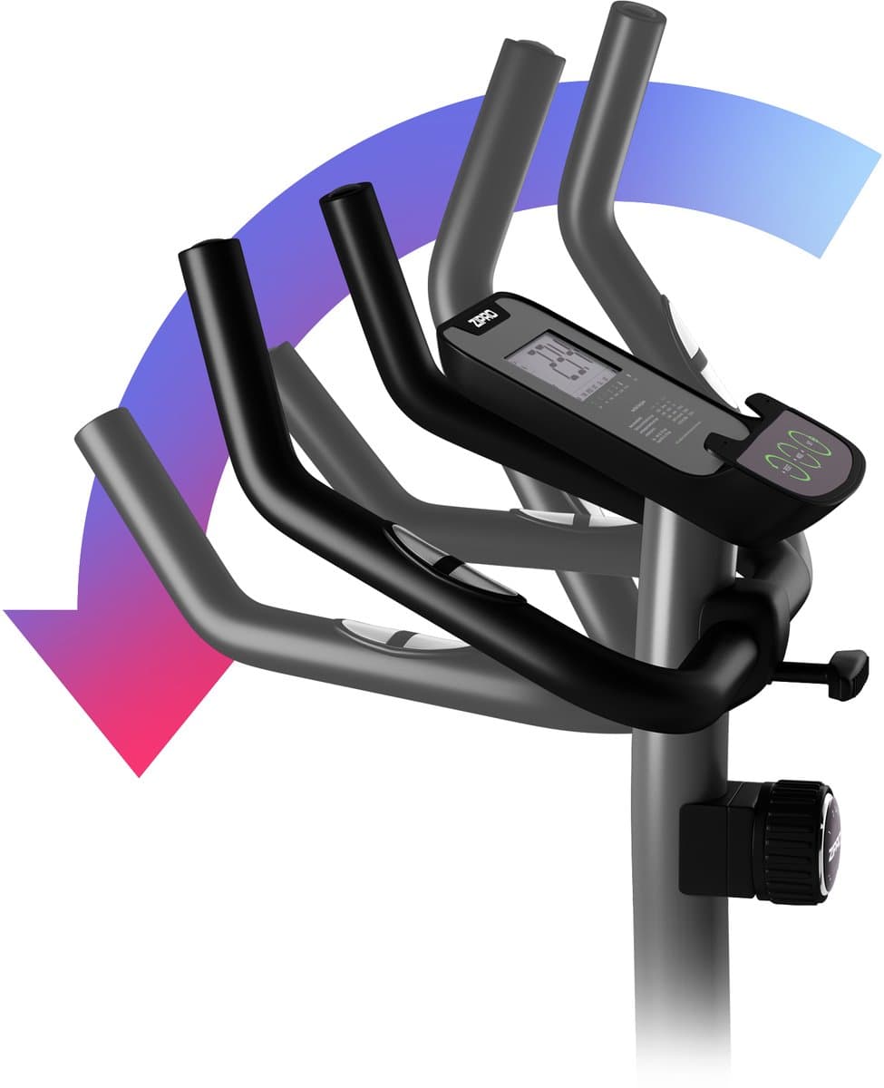 ZIPRO NITRO - Hometrainer Magnetische Fiets - 150kg Belasting - Vliegwiel 8kg - Hartslag - Fitness Fiets thumbnail 8