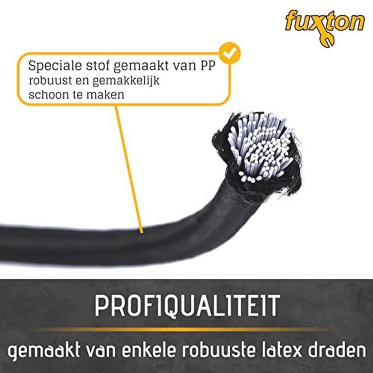 Set van 10 Spanschroeven met Haken - 100cm Zwart voor Dakdragers, Fiets, Auto, Tent thumbnail 5