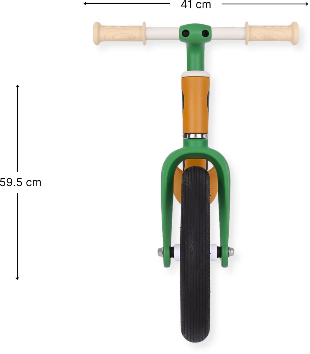 Buxibo - Loopfiets voor Kinderen - Paxi - 12 inch ​​- Bruin thumbnail 6