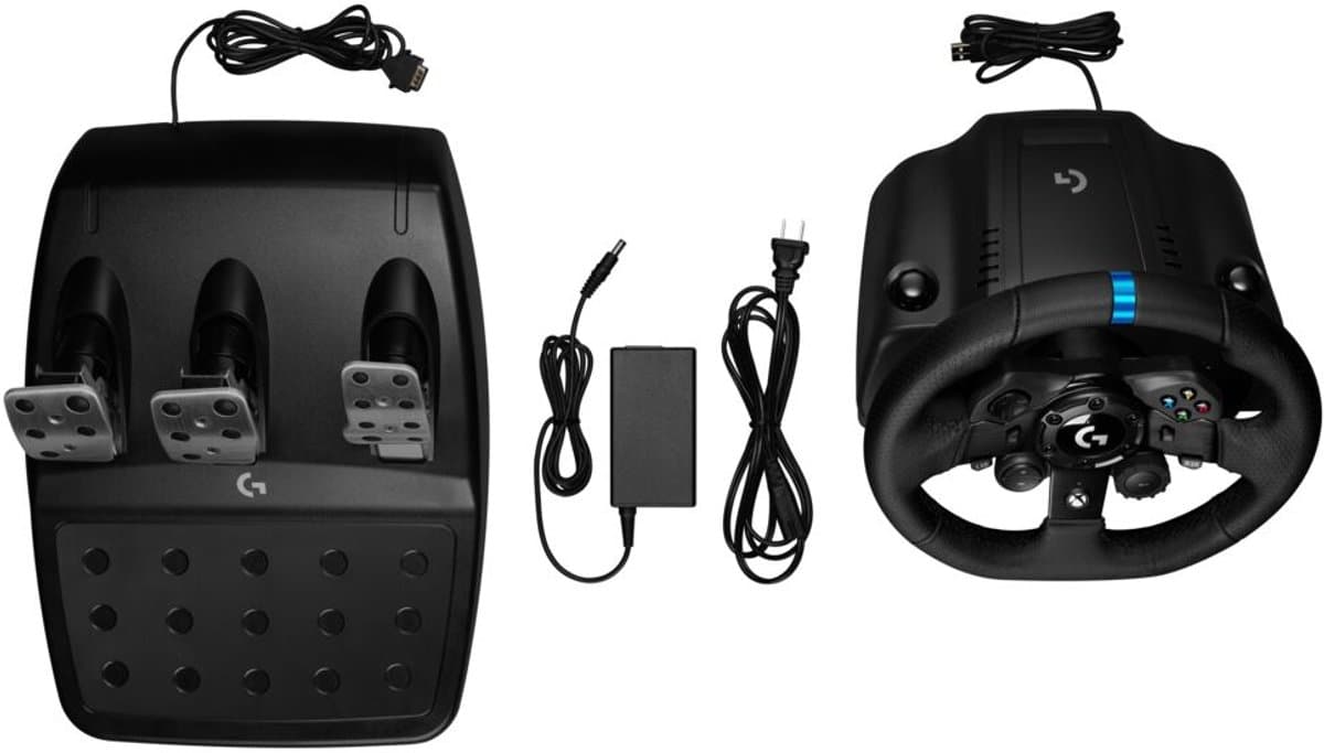 Logitech G G923 SE Zwart USB 2.0 Stuur + pedalen + joystick Xbox, Xbox One, Xbox Series S, Xbox Series X thumbnail 7