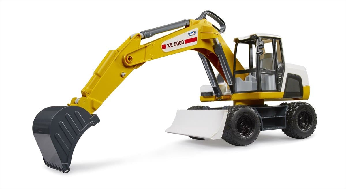 Bruder 03413 XE 5000 Graafmachine op wielen met draaibare bak thumbnail 7